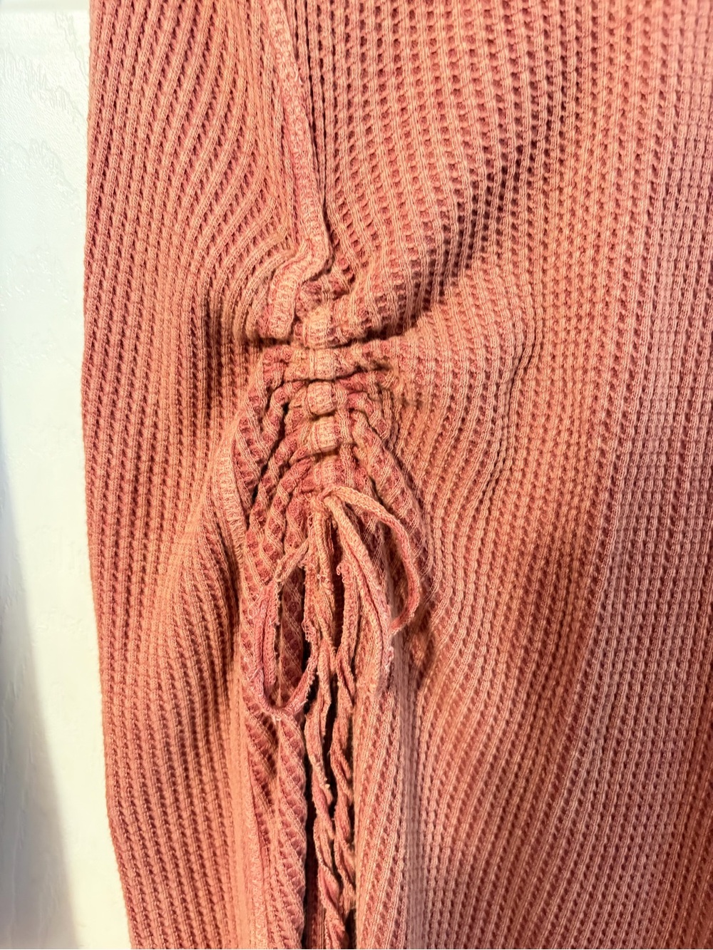 Free People Long Sleeve Maxi Knit Dress in Rust Orange. + A GIFT 🎁 - Picture 4 of 6